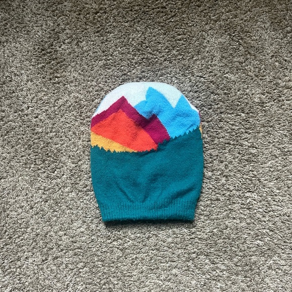 Colorful Mountain Design Beanie - Picture 1 of 1